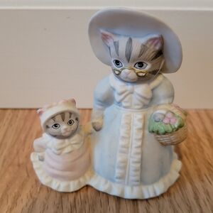 Vintage Kitty Cucumber Grandma and Little Girl 1990